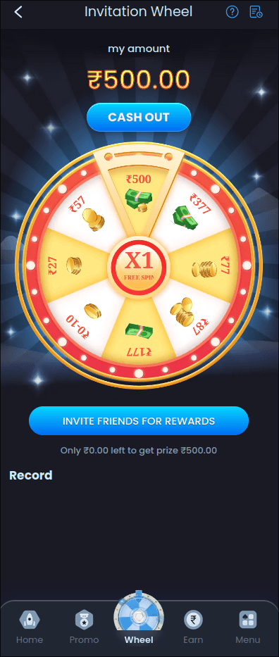 AR777 slot-style game screenshot with spinning reels, win lines and virtual coin meter